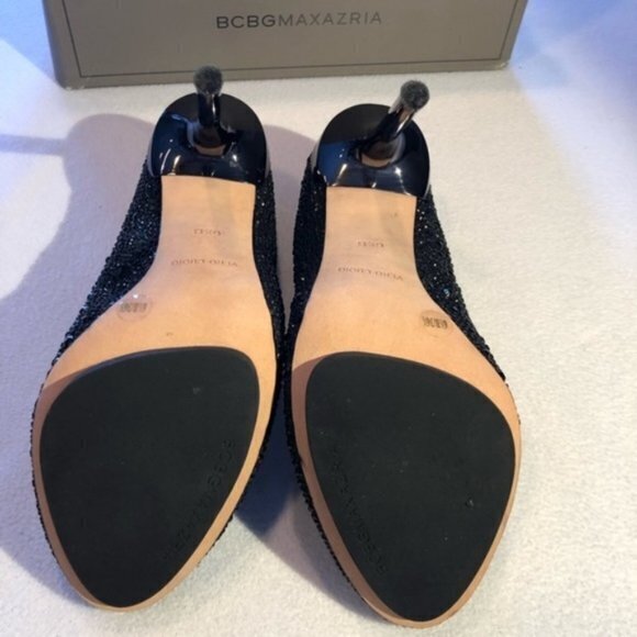BCBGMAXAZRIA MA-Prish Rhinestone Platform Hells - Picture 4 of 6